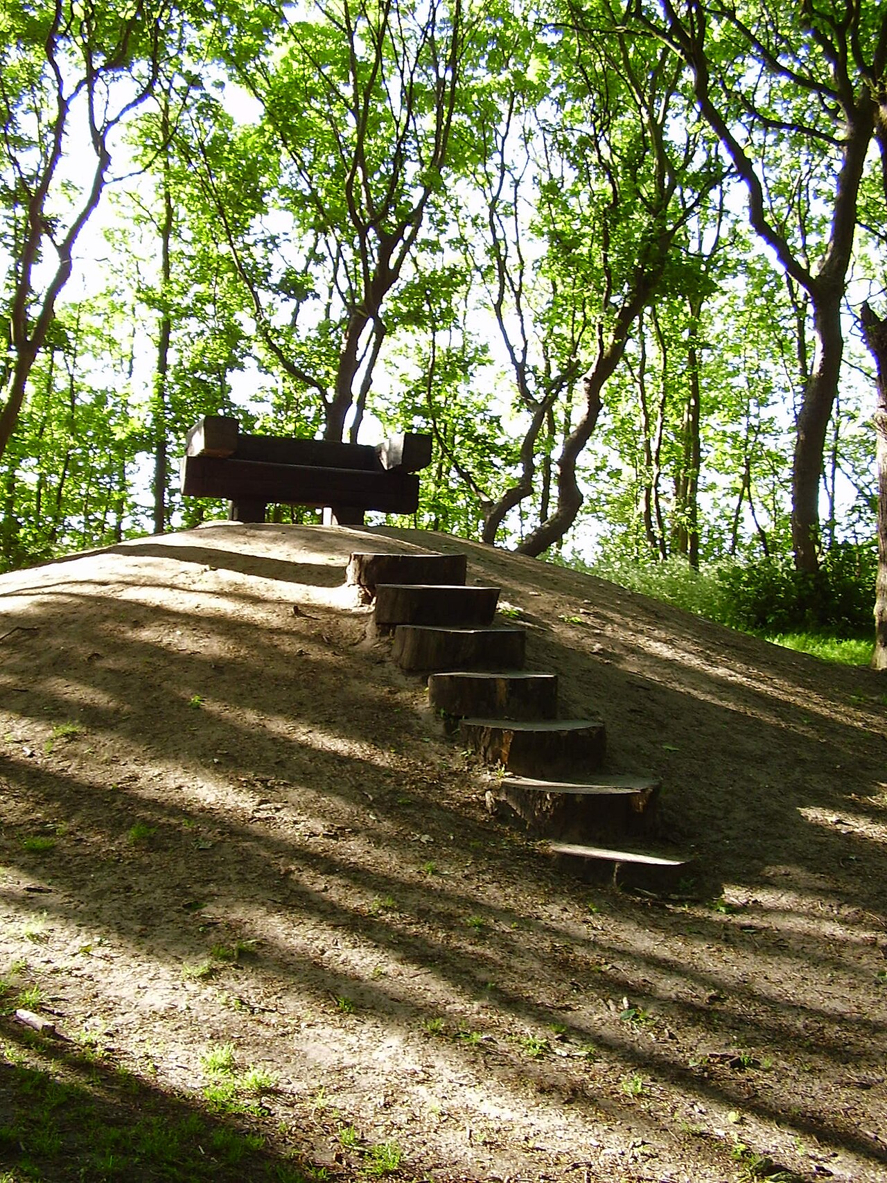 De Zeven Pannenkoeken in het Doolhof op de Hoge Berg op Texel.
