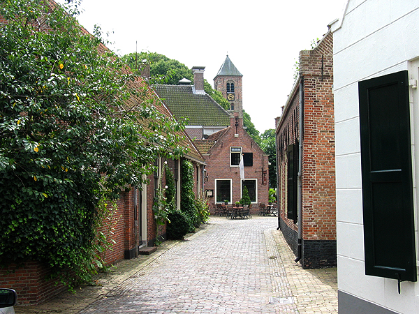 Dorpsgezicht in Velsen-Zuid, in de omgeving van de Romeinse vindplaatsen